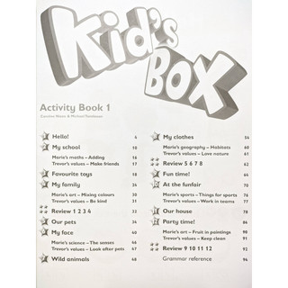 Sách - Kid's Box 1 - Updated 2nd edition - Activity Book