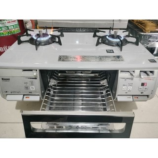 Bếp ga rinnai men full chức năng 2 tầng lửa vip