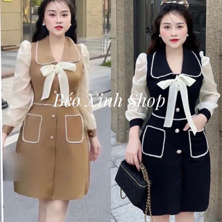 Thời Trang Bigsize Váy Dự Tiệc 50 - 100Kg Dễ Thương - A.1001