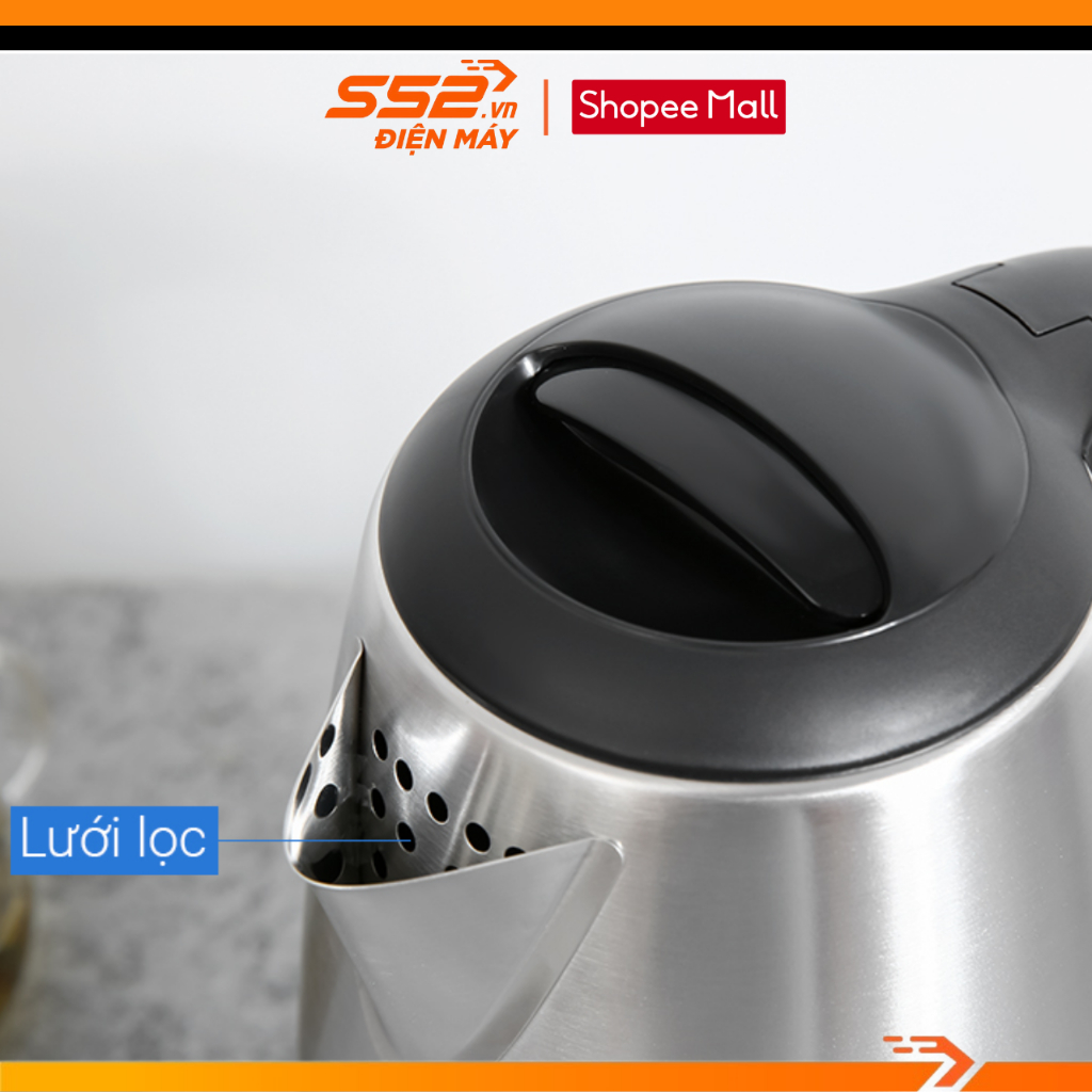 Ấm Đun Siêu Tốc, Bình Đun Nước Siêu Tốc Tefal KI800D68 - 1.7L - Hàng chính hãng