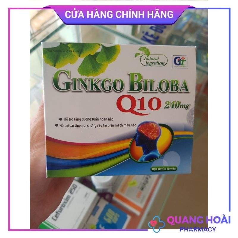 Ginkgo Biloba Q10 240mg GT tăng cường tuần hoàn não