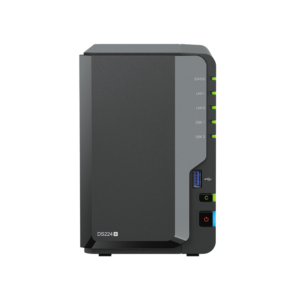 Thiết bị lưu trữ Synology DS224+ (chưa có ổ cứng) - Hàng chính hãng