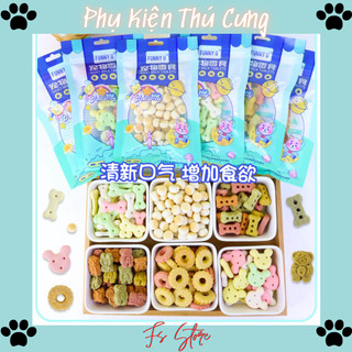 Bánh thưởng cho chó, bánh thưởng vị sữa cho chó. q12