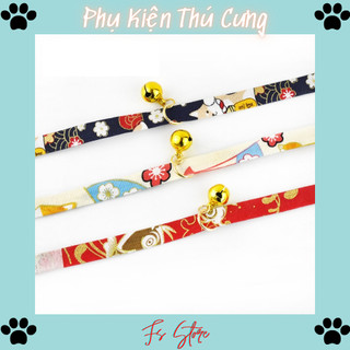 Vòng cổ cho mèo, vòng cổ phong cách nhật bản, v14