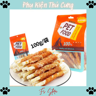 Bánh Thưởng Cho Chó Mèo, Đồ ăn vặt cho chó mèo thú cưng 100g, Q9
