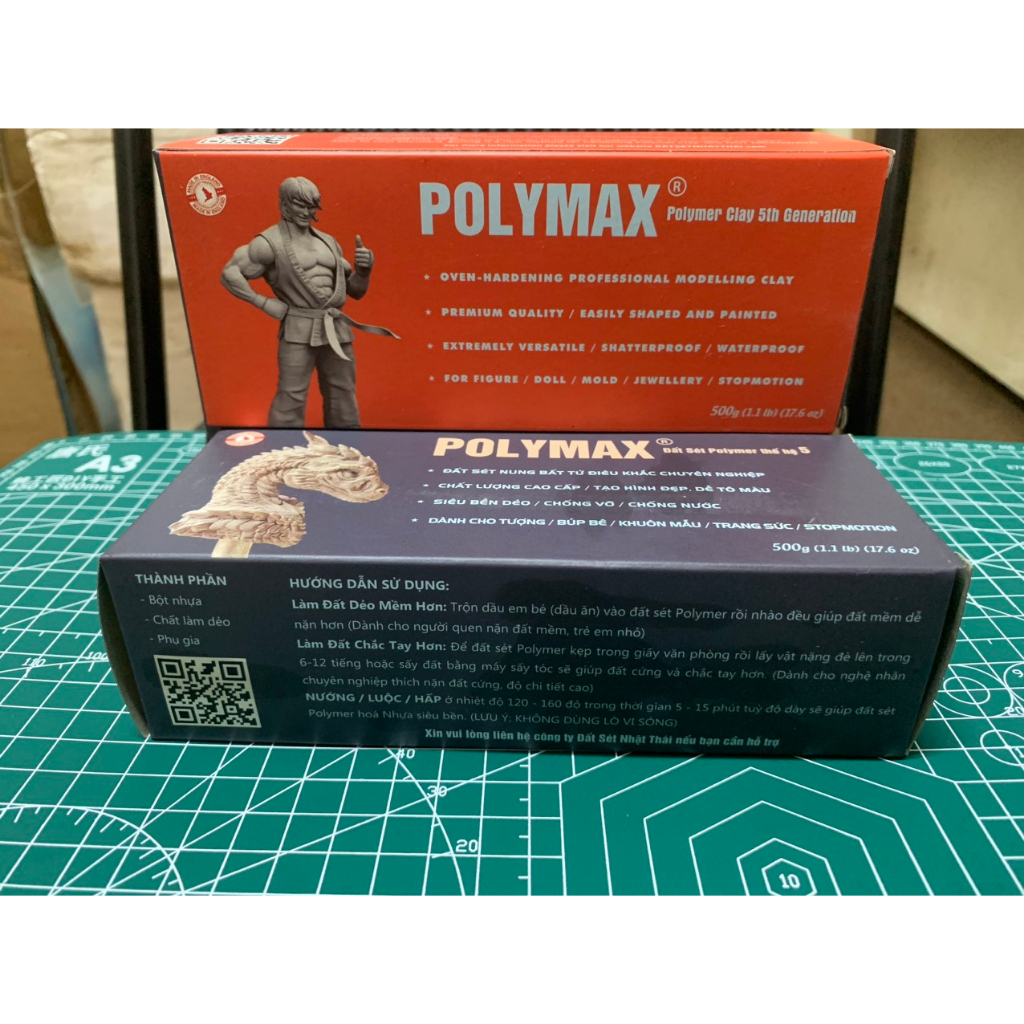 ĐẤT SÉT NUNG NƯỚNG POLYMAX 5 CHÍNH HÃNG NHẬT THÁI -HCM