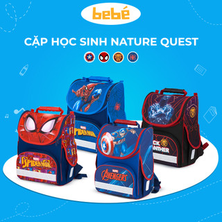 Chính Hãng/ Balo Cho Bé -  Cặp chống gù NQ - Bebé Ba lô học sinh cao cấp  - Marvel Hero Avengers Spider Man Black Panthe