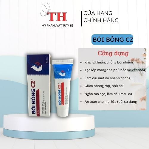 - Gel bôi bỏng CZ, hết đau rát, không phồng rộp, nhanh lành vết bỏng, ngừa thâm, giảm sẹo