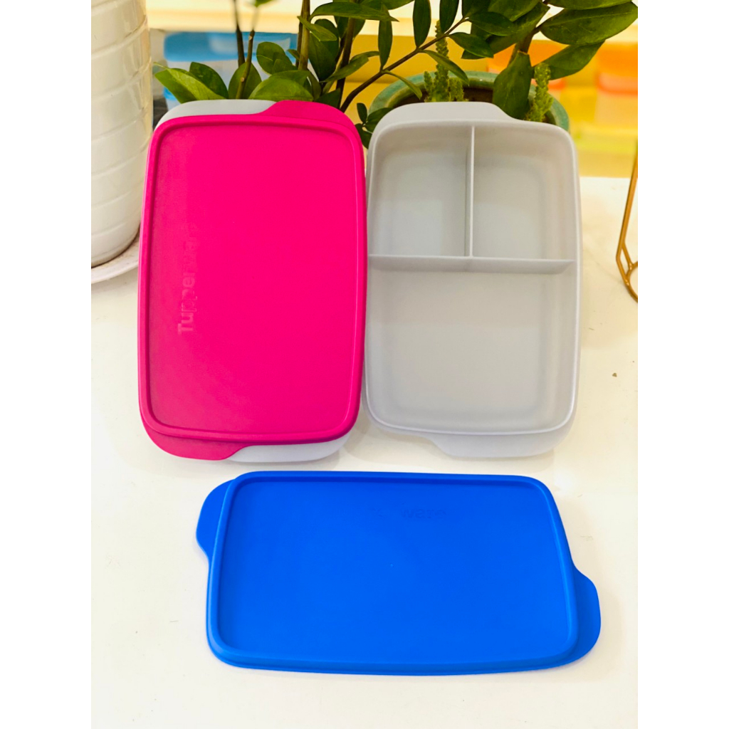 Hộp cơm Cool Teen chia ngăn 1L - Nhựa nguyên sinh an toàn - Bảo hành trọn đời