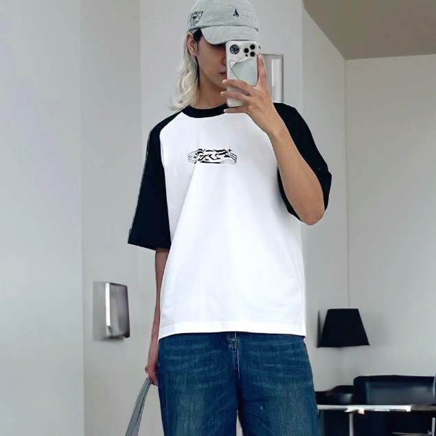 Áo Thun Tay Lỡ Unisex FUNT  FUTURISTIC RAPLAN1 - WHITE