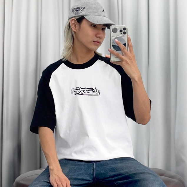 Áo Thun Tay Lỡ Unisex FUNT  FUTURISTIC RAPLAN1 - WHITE