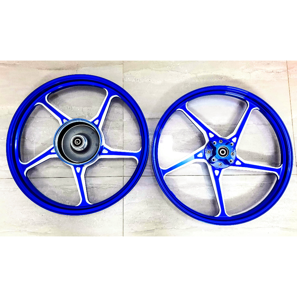 Mâm CNC AT racing cây xéo dùng cho xe Exciter 2005-2010/ Sirius/ Jupiter/ Taurus thắng đĩa bản 1.4 và 1.6