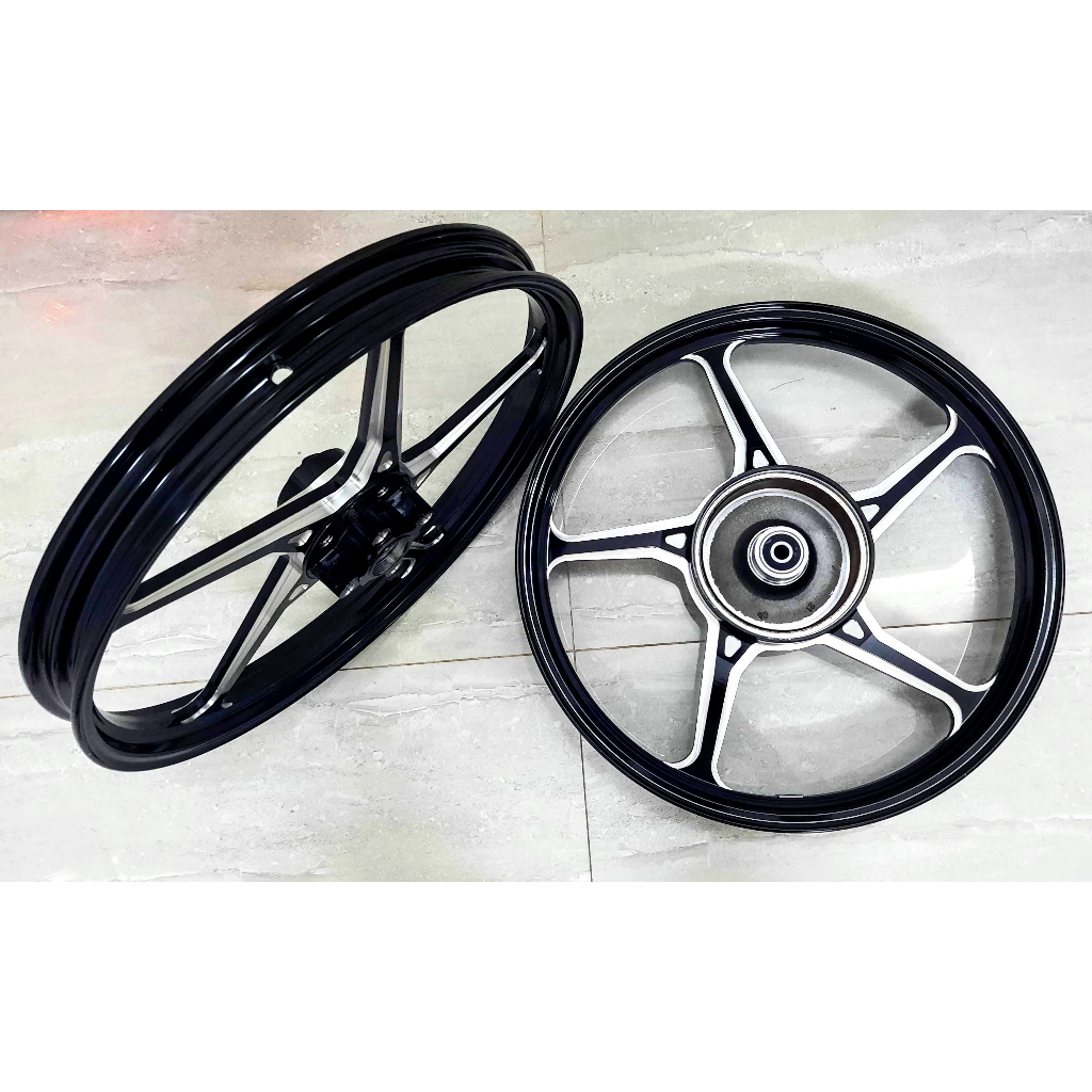 Mâm CNC AT racing cây xéo dùng cho xe Exciter 2005-2010/ Sirius/ Jupiter/ Taurus thắng đĩa bản 1.4 và 1.6