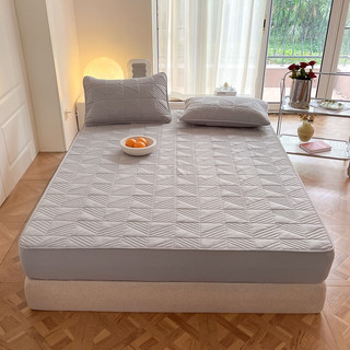 Bộ ga gối trần bông Cotton Lowly cao cấp bọc đệm lên tới 30cm