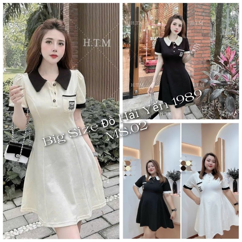 Đầm Thun Polo Big Size (55kg đến 100kg) MS02