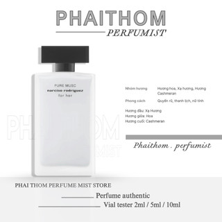 🌟 𝐏𝐇𝐀𝐈𝐓𝐇𝐎𝐌 🌟 narciso rodriguez pure musc | nước hoa nữ 🌟