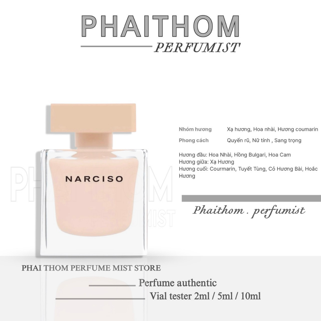 🌟 𝐏𝐇𝐀𝐈𝐓𝐇𝐎𝐌 🌟  Nar Poudree | Nước hoa nữ 🌟