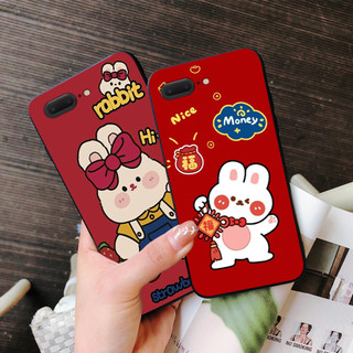 Ốp lưng Iphone 7 Plus / ip 8 Plus in hình thỏ dâu cute