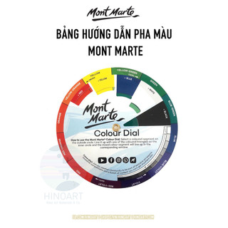 Bảng hướng dẫn pha màu Mont Marte Mini Color Dial
