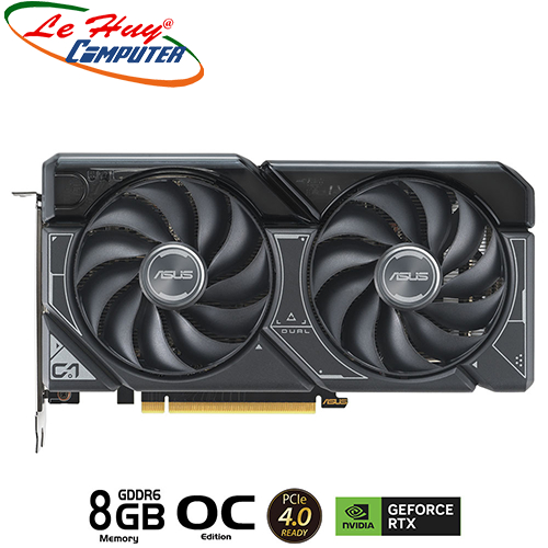 Card màn hình - VGA ASUS Dual GeForce RTX 4060 OC Edition 8GB GDDR6