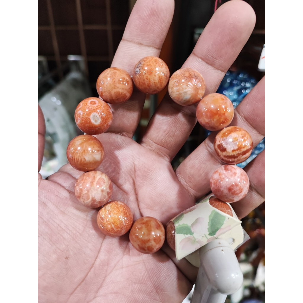 Vòng tay đá san hô đỏ