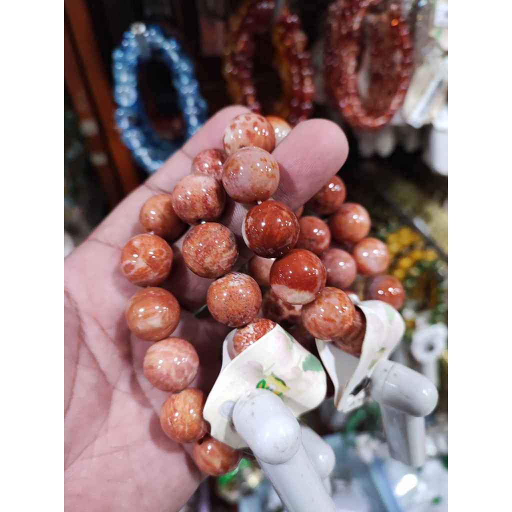Vòng tay đá san hô đỏ