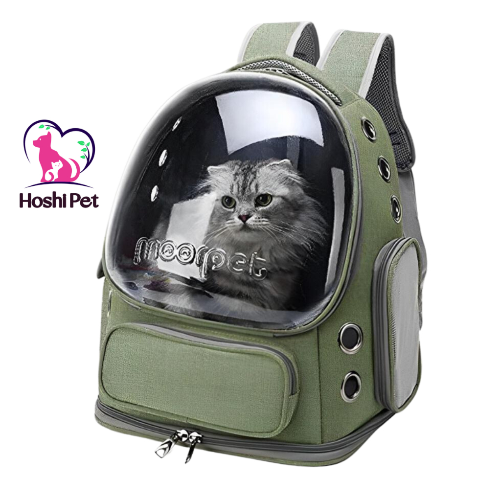 Balo phi hành gia chó mèo size lớn đi xa, đi chơi balo cho mèo Hoshi Pet BL11
