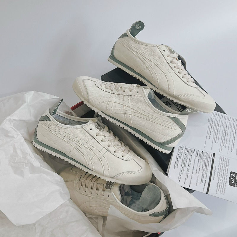 Giày Onisuka Tige Mexico Vitage Cream Grey Lai Au