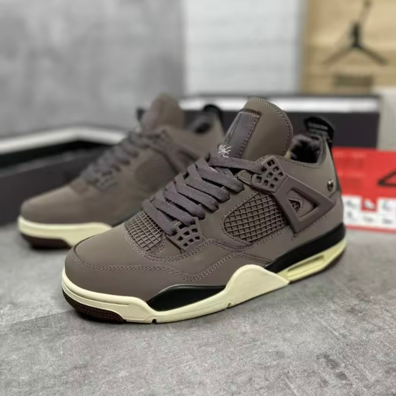 Giày JD4 Retro A MA Maniere Violet Ore - Jodan4 Nâu Đế Kem Cao Cấp