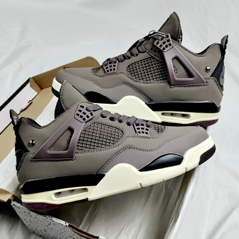 Giày JD4 Retro A MA Maniere Violet Ore - Jodan4 Nâu Đế Kem Cao Cấp