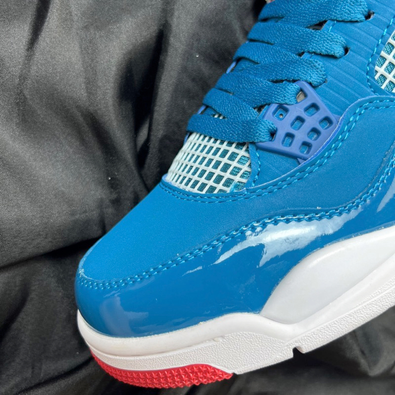 Giày JD4 Retro Messy Room BLue - Jodan4 Blue White Fullbox Cao Cấp