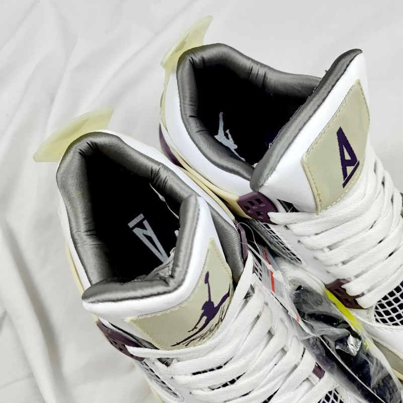 Giày JD4 Grey Violet - Jodan4 Violet Xám Tím Fullbox Cao Cấp