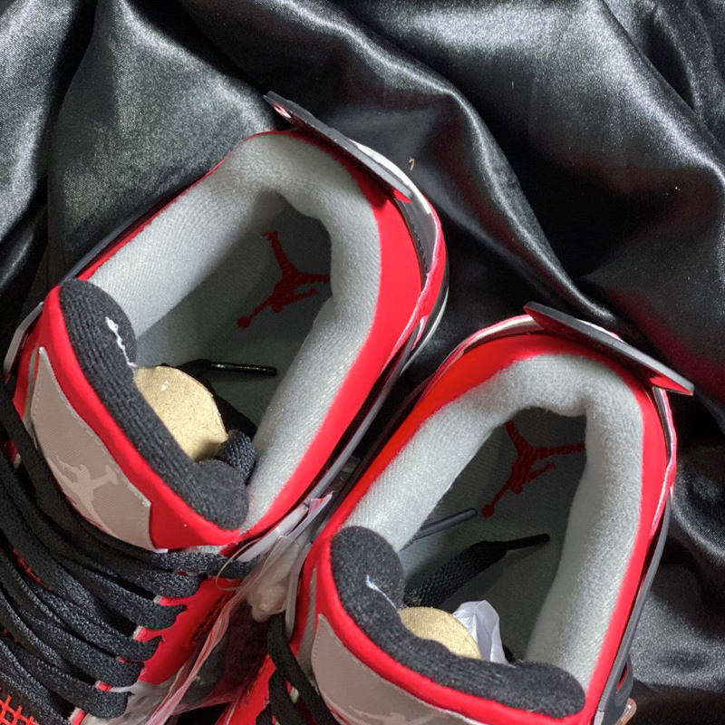 Giày JD4 Retro Toro Bravo - Jodan4 Đỏ Trắng V2 Fullbox Cao Cấp