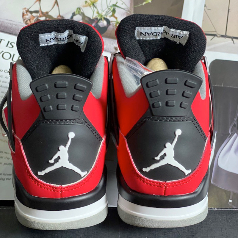 Giày JD4 Retro Toro Bravo - Jodan4 Đỏ Trắng V2 Fullbox Cao Cấp
