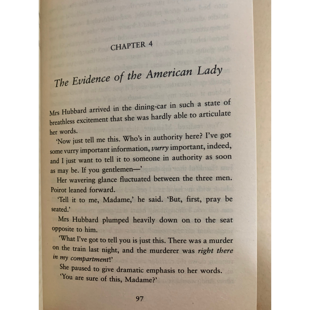 Sách Ngoại Văn - Murder On The Orient Express
