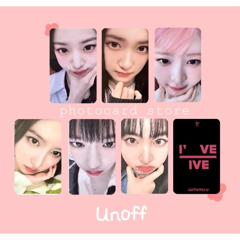 ‼️Card unoff IVE bản mới‼️