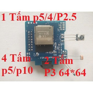 Mạch đồng hồ lịch vạn niên nháy theo nhạc Mic/Bluetooth và báo thức cài đặt Wifi và Remote Led P5 P4 P10 P2.5 P3