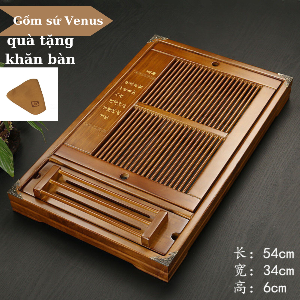 bằng gỗ, tre không cong vênh mối mọt, khay chứa nước tiện lợi