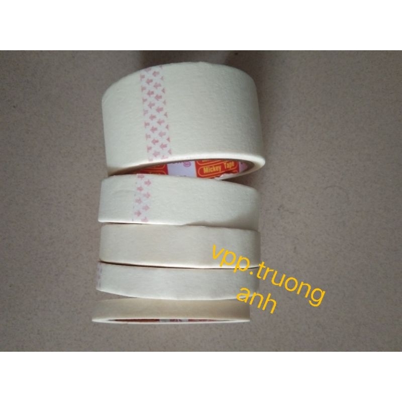 Băng dính giấy, băng dính viết được lên trên đủ kích thước