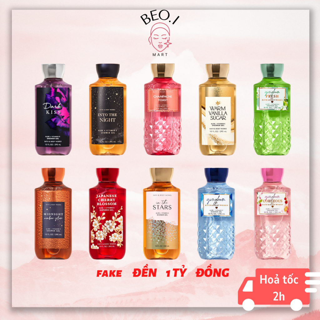 Sữa Tắm Nam Nữ Bath and Body Work - sữa tắm nước hoa (CHÍNH HÃNG) FREESHIP - Beoi Mart