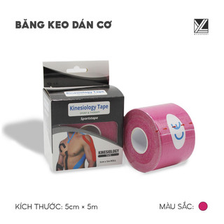 Băng keo dán cơ thể thao hỗ trợ cơ bắp giảm đau khi vận động phù hợp chơi bóng rổ, pickleball