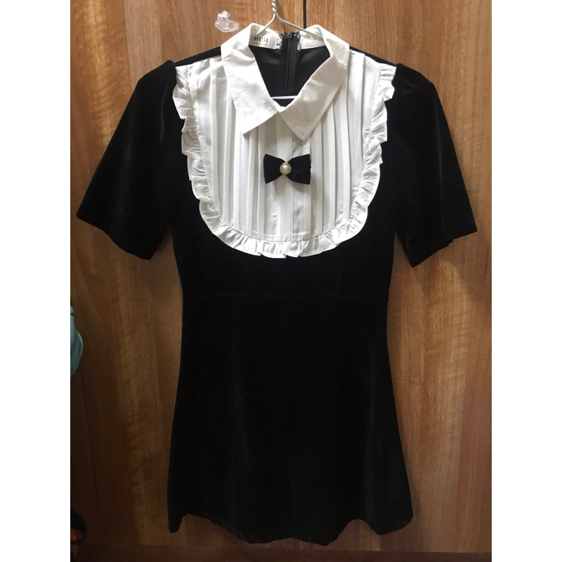 Pass váy tiểu thư nhung