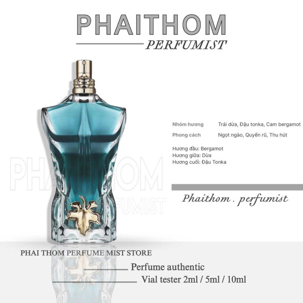 🌟 𝐏𝐇𝐀𝐈𝐓𝐇𝐎𝐌 🌟 Jean Paul Gaultier Le Beau | Nước hoa nam 🌟