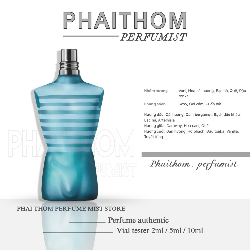 🌟 𝐏𝐇𝐀𝐈𝐓𝐇𝐎𝐌 🌟 Jean Paul Gaultier Le Male EDT | Nước hoa Nam 🌟