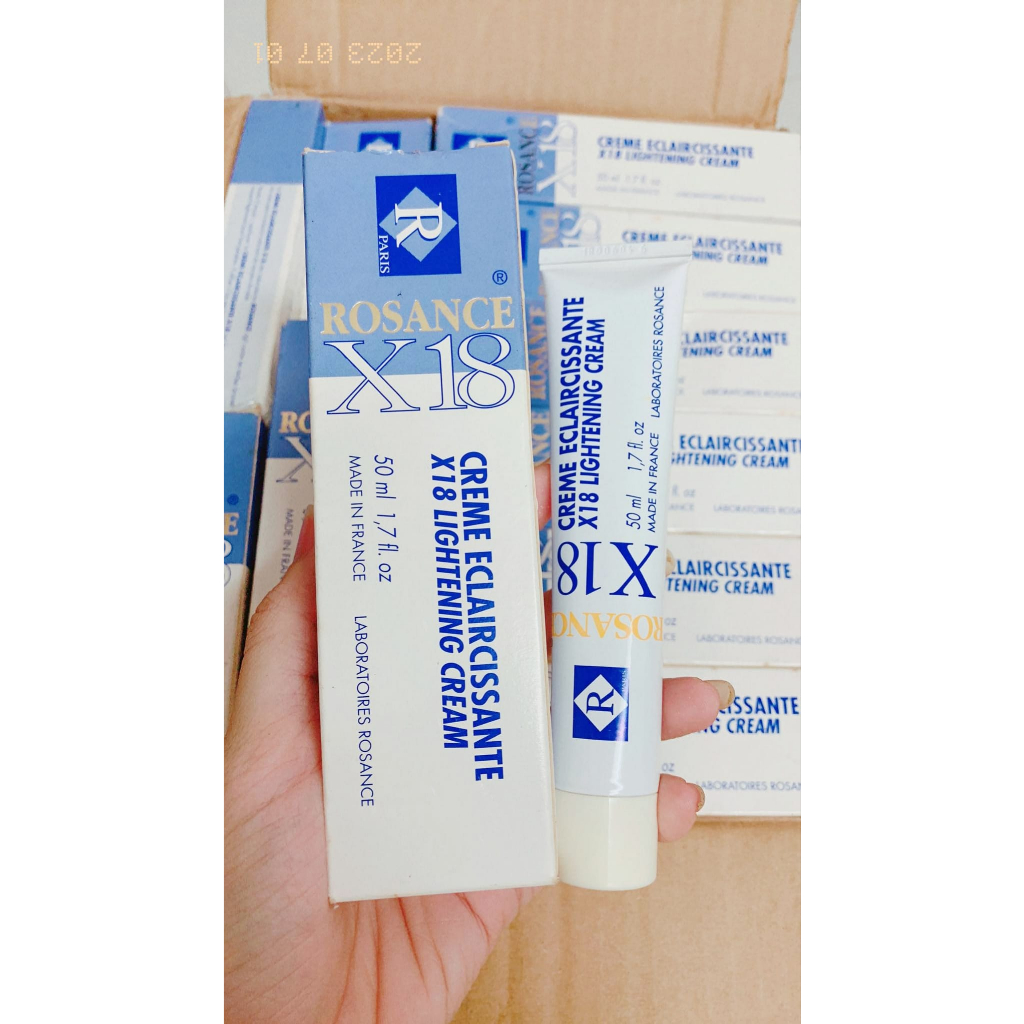 💓ROSANCE X18 GEL TRẮNG DA, XÓA MỜ ĐỐM NÂU, SẸO THÂM - PHÁP 550k sale 80k💓