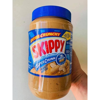 Date 2025 )bơ đậu phộng có hạt skippy 1.36kg - hàng mỹ