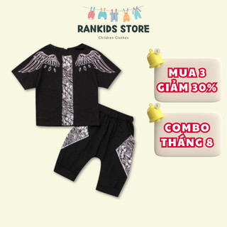 [XẢ HÀNG] Đồ bộ bé trai cao cấp cho bé mặc hè, phong cách, cá tính, size từ 8-27kg, hàng bán shop