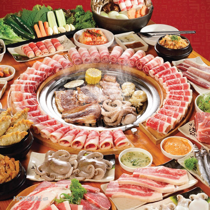 HCM [E-Voucher] Galbi House - Buffet Lẩu & Nướng Hàn Quốc - Áp dụng to