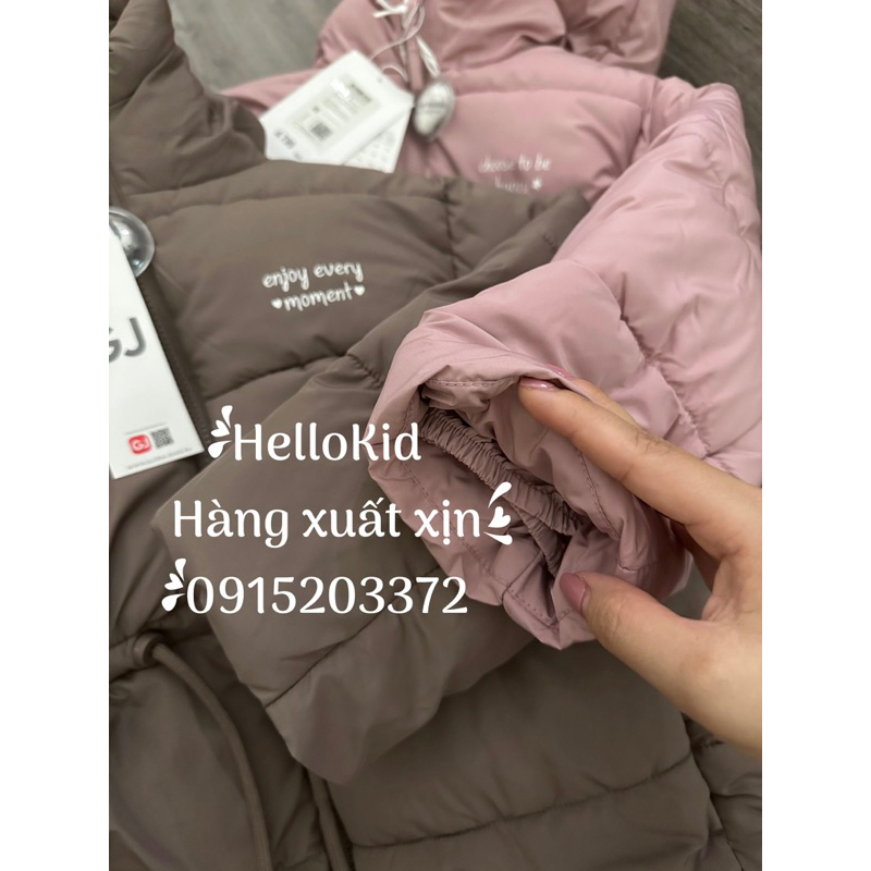 Áo phao béo rút eo đơn giản GzJ