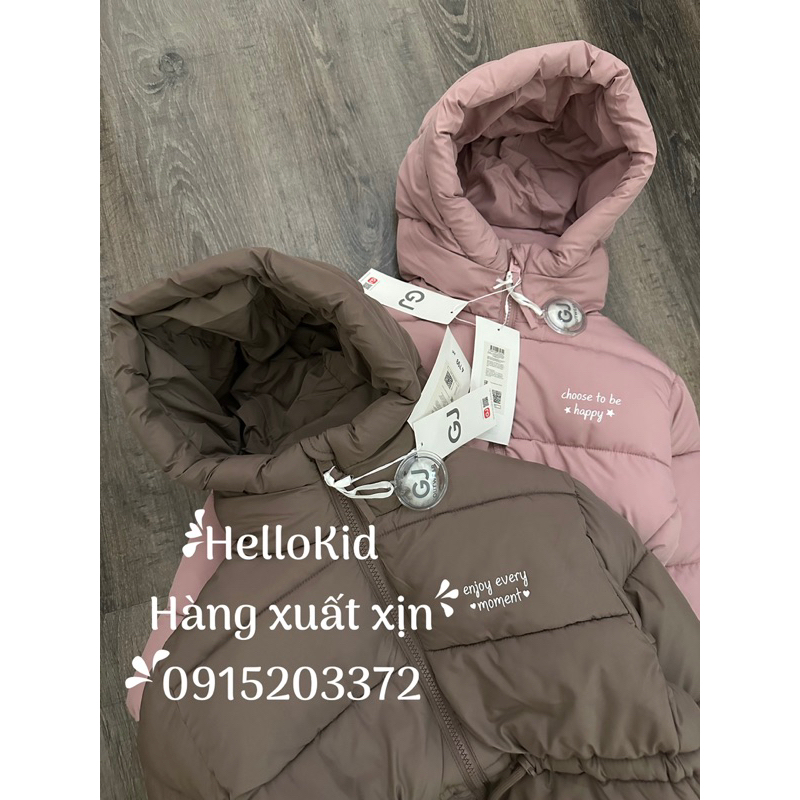 Áo phao béo rút eo đơn giản GzJ